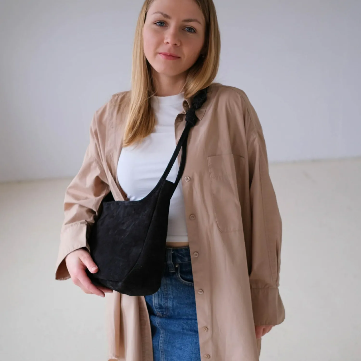 Balagan Listonoszki|Beatrice Torebka M, Czarny Welur