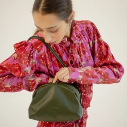 Balagan Minitorebki|Hug Bag Torebka L, Ciemnozielony