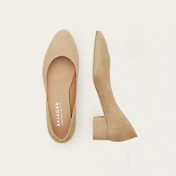 Balagan Czółenka|Migdal Czółenka Na Niskim Obcasie, Waniliowy Zamsz