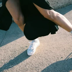 Balagan Sneakersy|Novesta Star Master Sneakersy Damskie Vegan, Perlowy Z Czarna Nicia
