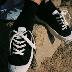 Balagan Sneakersy|Novesta Star Master Sneakersy Damskie Vegan, Czarne Na Bialym