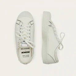 Balagan Sneakersy|Novesta Star Master Sneakersy Meskie Vegan, Perlowy Z Czarna Nicia