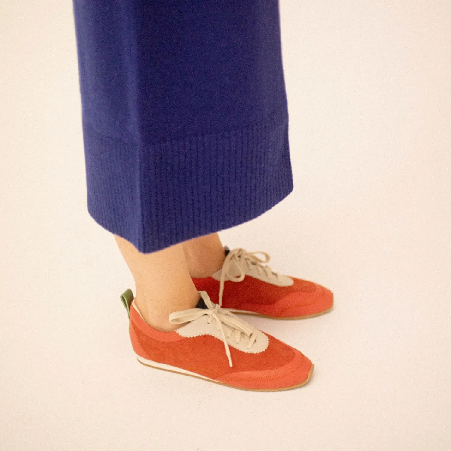 Balagan Sneakersy|Ritza Sneakersy, Vintage Czerwony Nubuk